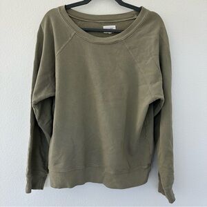 Olive Green Crewneck Sweatshirt